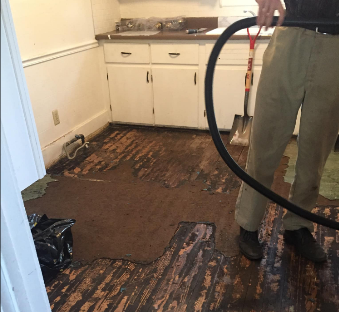 Water Damage in Kitchen